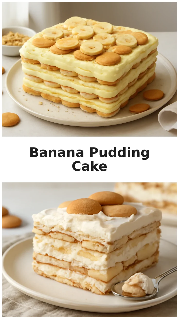 Creamy Banana Pudding Icebox Cake with Nilla Wafers Recipe