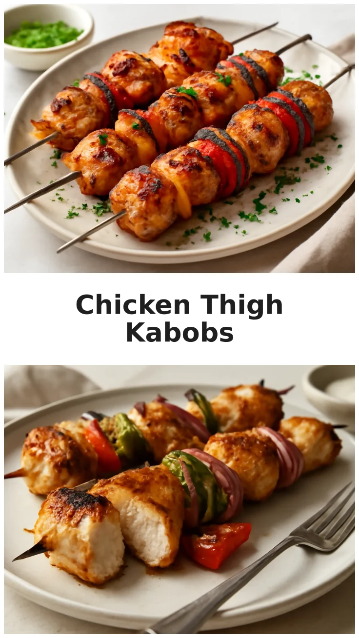 Crispy Air Fryer Chicken Thigh Kabobs for Quick Dinners 3 Crispy Air Fryer Chicken Thigh Kabobs for Quick Dinners