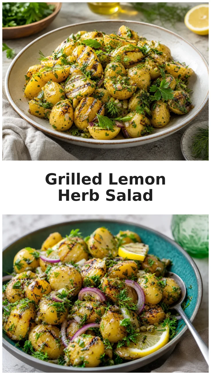 Smoky Grilled Lemon Herb Potato Salad for Cookout Nights Smoky Grilled Lemon Herb Potato Salad for Cookout Nights