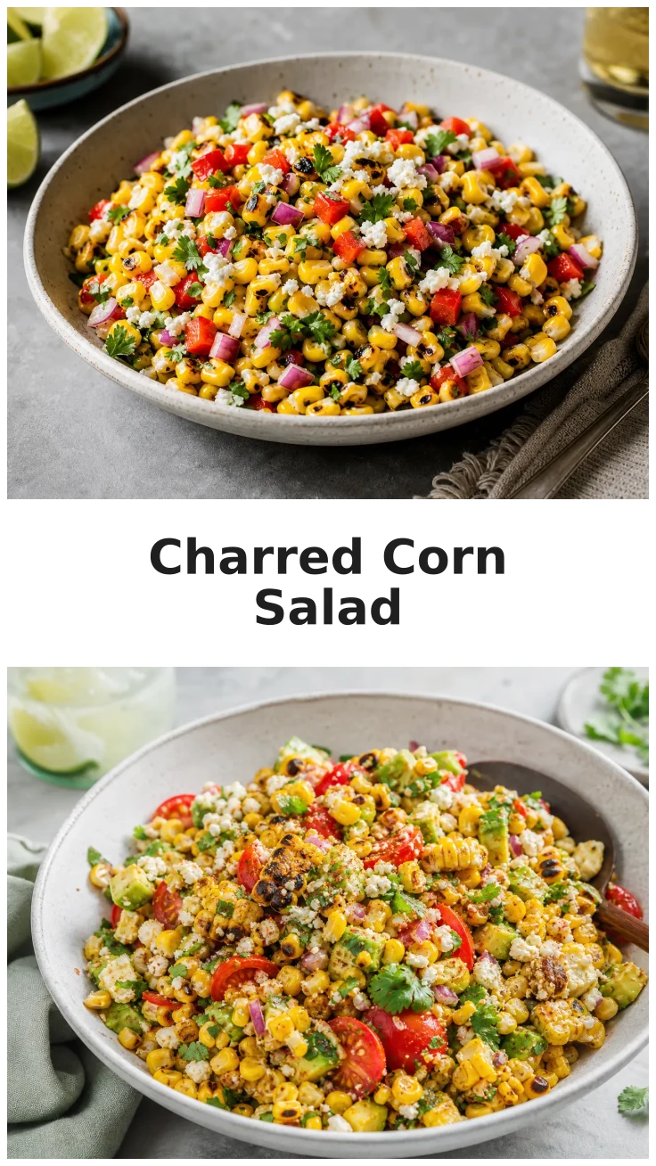 Smoky Charred Corn Salad for Backyard Cookouts Smoky Charred Corn Salad for Backyard Cookouts