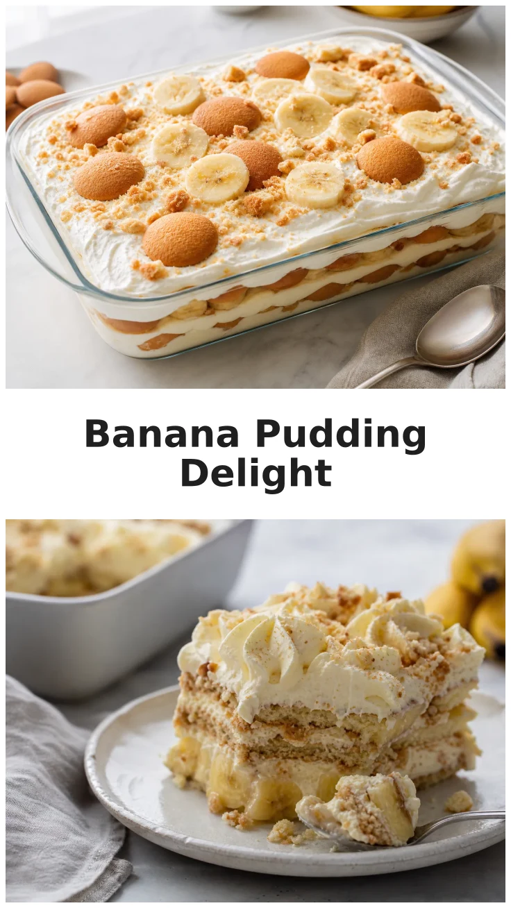 Fluffy Banana Pudding Icebox Cake for Summer Potlucks