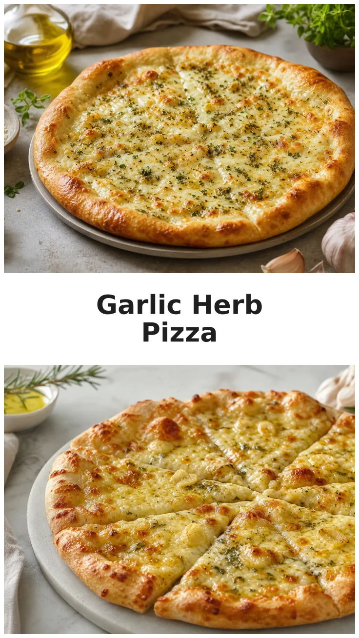 Cheesy Garlic Herb White Pizza Recipe for Family Dinner