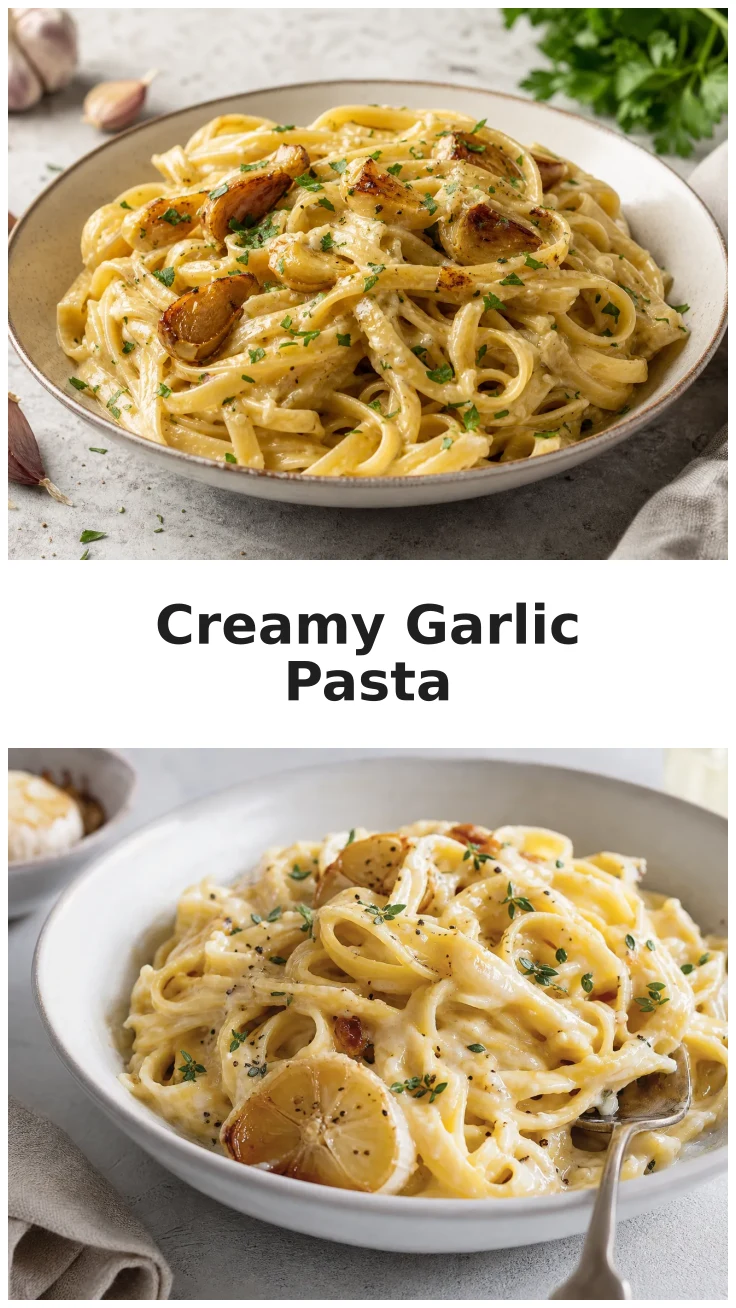 Creamy Roasted Garlic Pasta for Cozy Nights