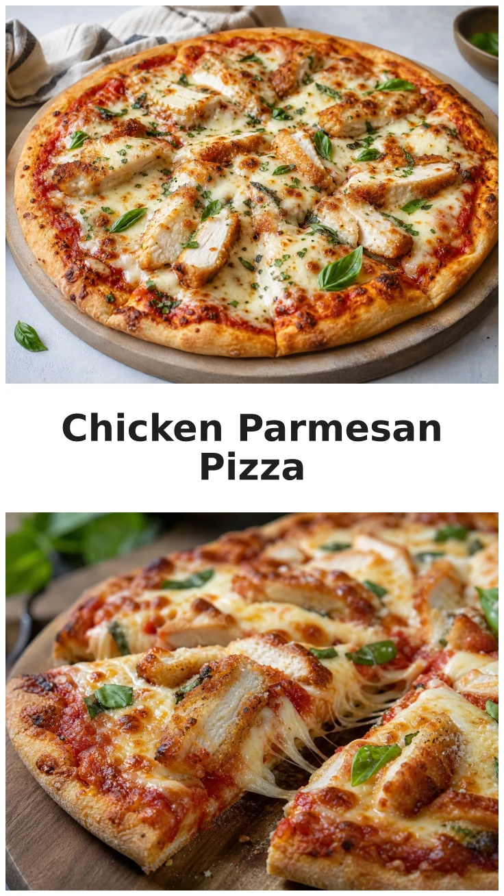 Cheesy Chicken Parmesan Pizza Recipe for Family Nights Cheesy Chicken Parmesan Pizza Recipe for Family Nights
