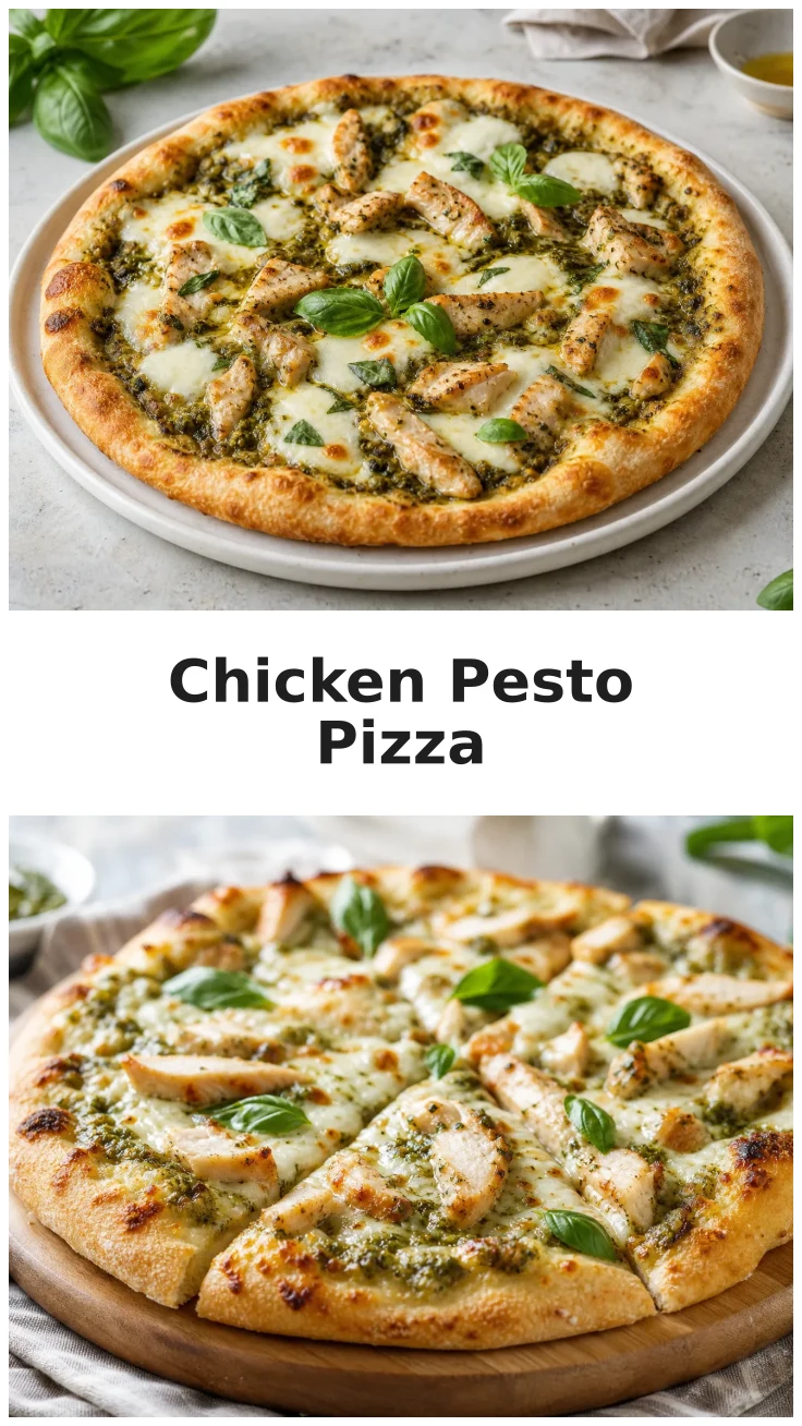 Delicious Fresh Chicken Pesto Pizza Recipe for Dinner Delicious Fresh Chicken Pesto Pizza Recipe for Dinner