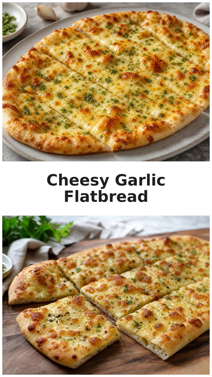 Cheesy Garlic Flatbread Recipe for Cozy Nights