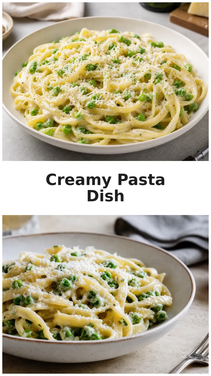 Creamy Parmesan Pea Pasta for Cozy Dinners Creamy Parmesan Pea Pasta for Cozy Dinners