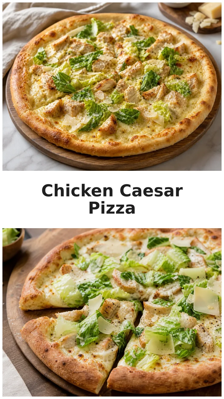 Cheesy Chicken Caesar Pizza Recipe for a Delicious Dinner