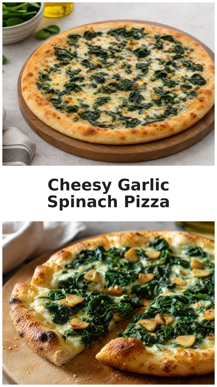 Cheesy Garlic Spinach Pizza Recipe to Delight Your Family