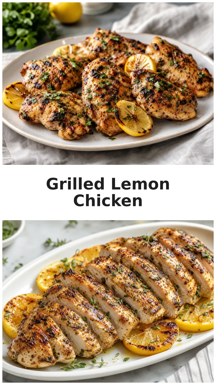 Healthy Greek Grilled Lemon Chicken for Meal Prep Bowls Healthy Greek Grilled Lemon Chicken for Meal Prep Bowls