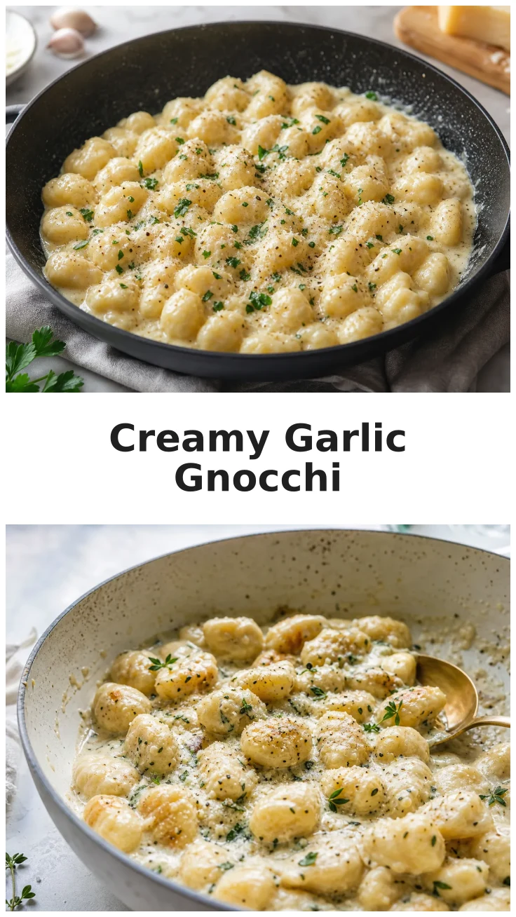 Creamy Garlic Parmesan Gnocchi Skillet for Cozy Nights