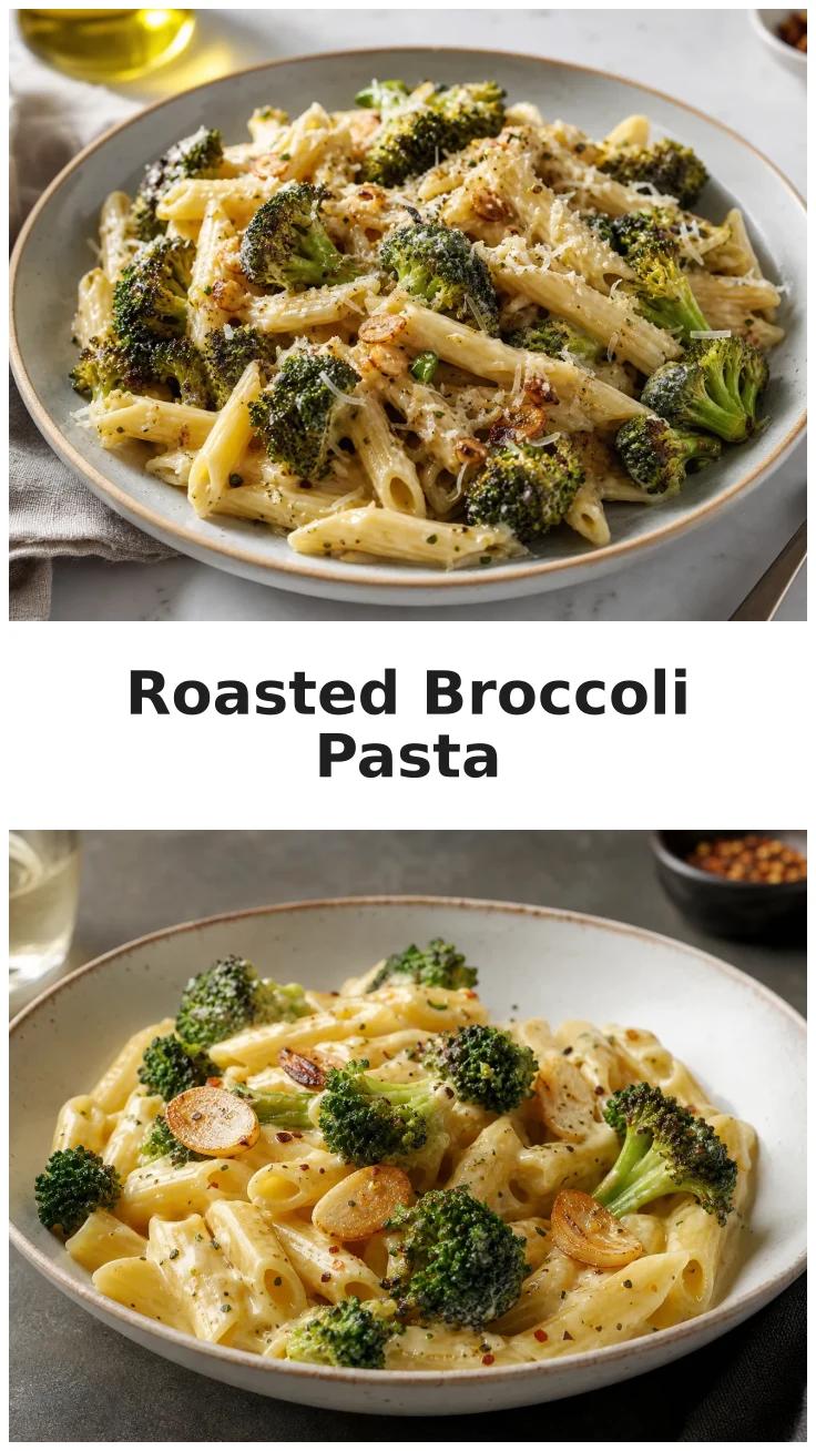 Roasted Broccoli Pasta for a Cozy Family Dinner Roasted Broccoli Pasta for a Cozy Family Dinner