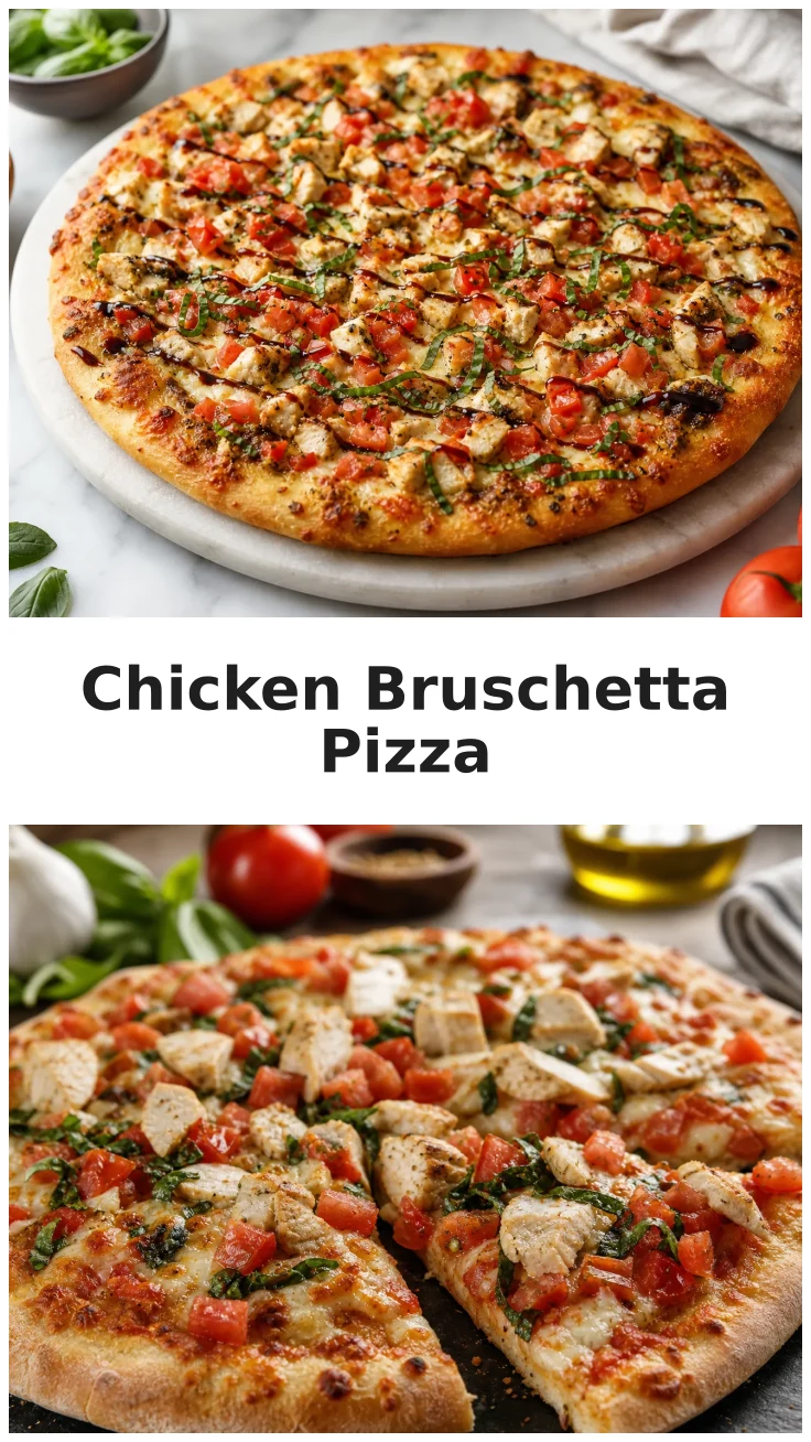 Fresh Chicken Bruschetta Pizza Recipe to Delight Your Family