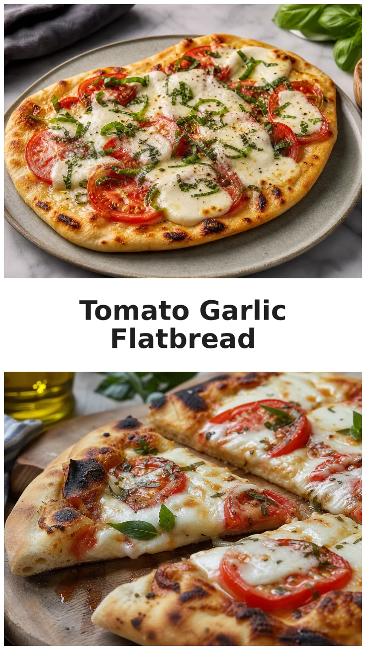 Fresh Tomato Garlic Flatbread Recipe for Easy Dinners Fresh Tomato Garlic Flatbread Recipe for Easy Dinners