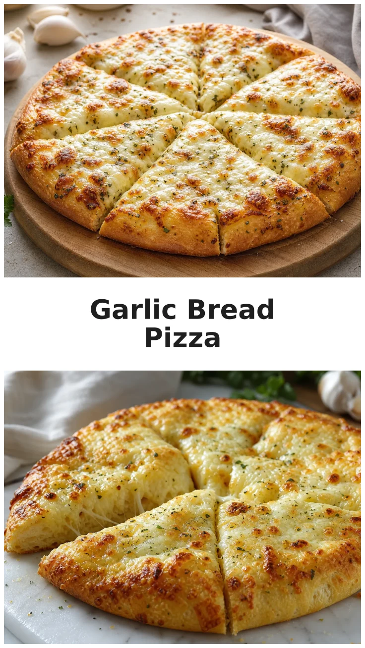 Cheesy Garlic Bread Pizza Recipe for Family Dinners Cheesy Garlic Bread Pizza Recipe for Family Dinners
