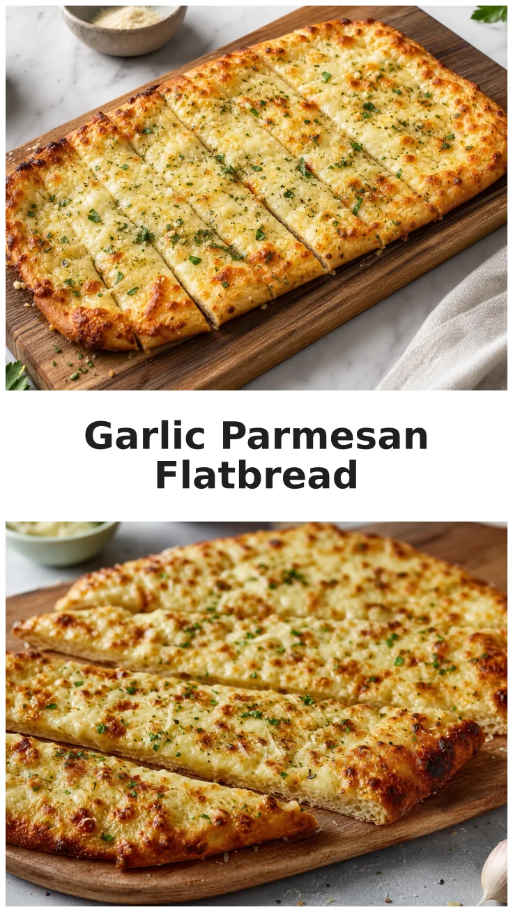Crispy Garlic Parmesan Flatbread Pizza with Golden Cheese Recipe Crispy Garlic Parmesan Flatbread Pizza with Golden Cheese Recipe