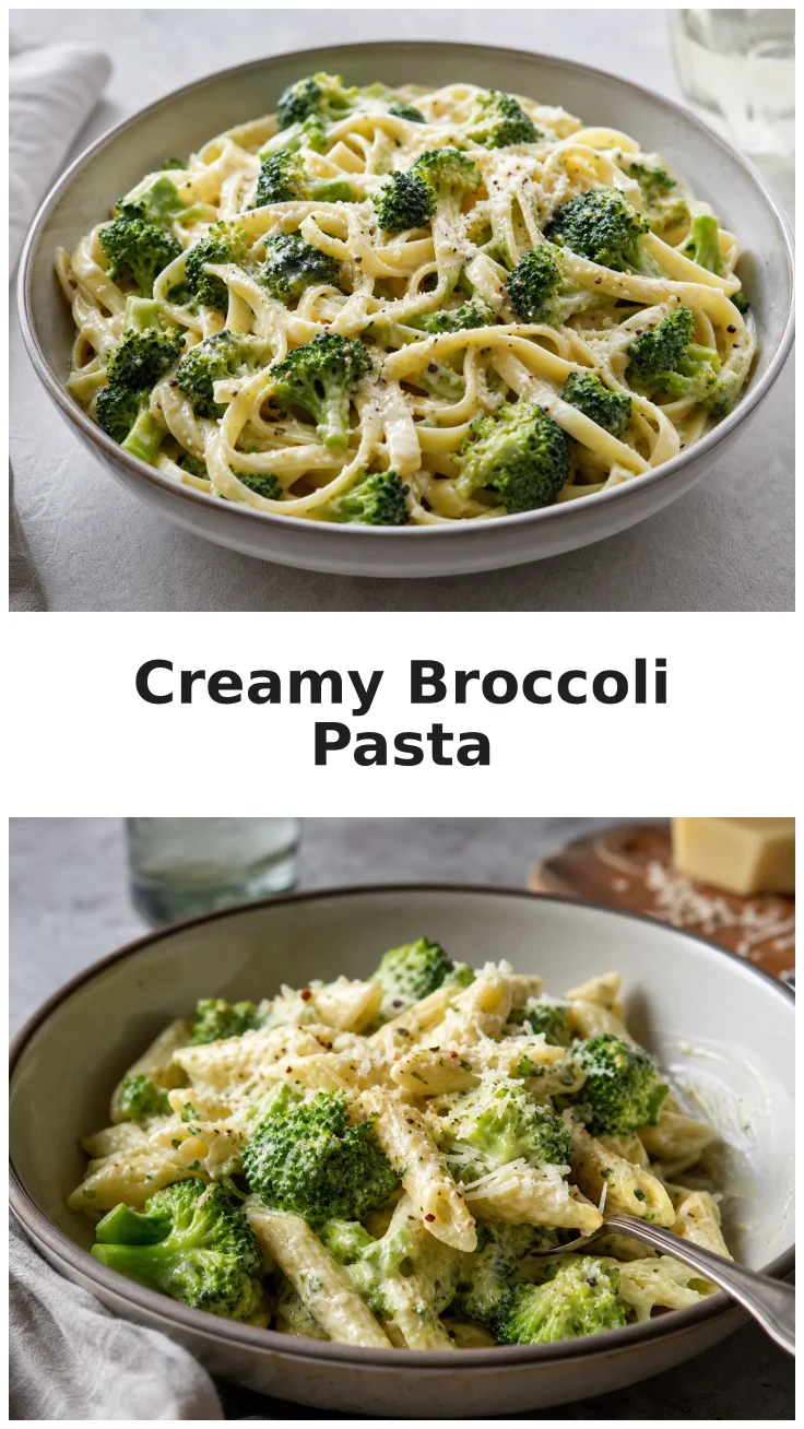 One Pot Creamy Broccoli Pasta for Easy Weeknight Dinners