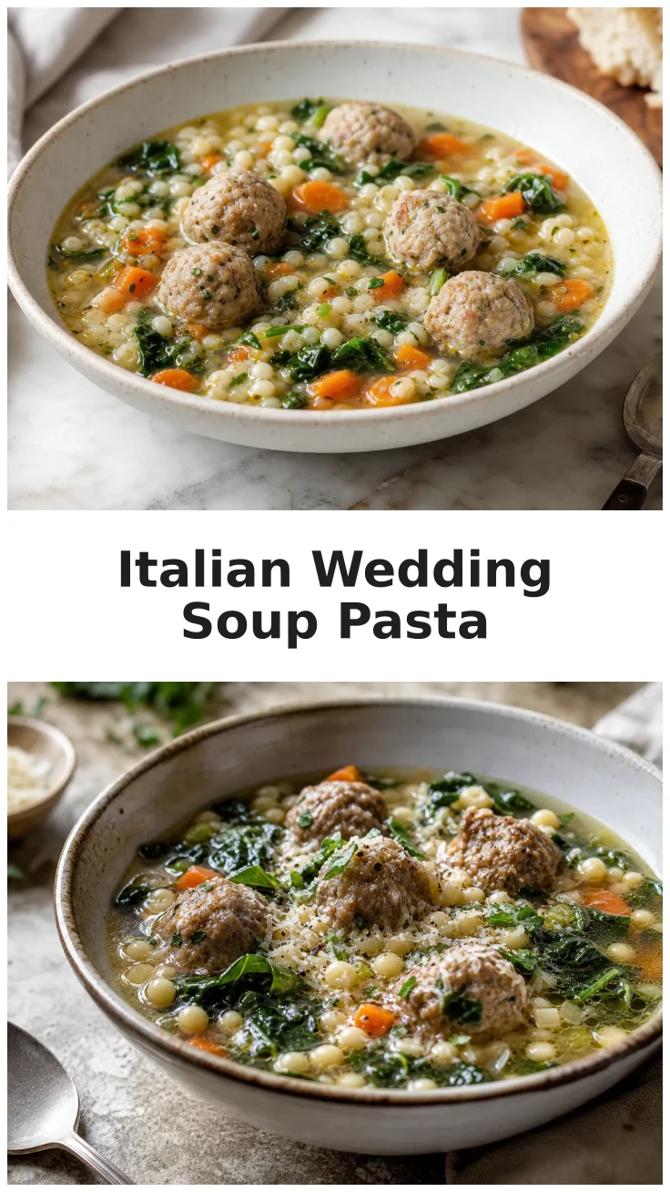 One Pot Italian Wedding Soup Pasta Recipe for Cozy Dinners One Pot Italian Wedding Soup Pasta Recipe for Cozy Dinners