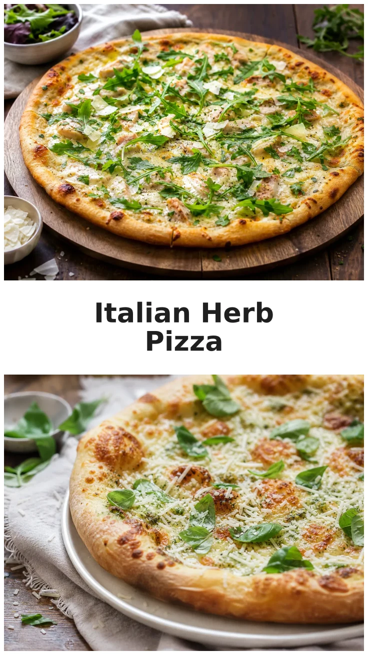 Golden Homemade Italian Herb Pizza Recipe for Pizza Night