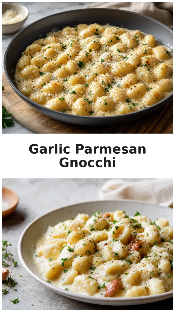 One Skillet Garlic Parmesan Gnocchi Recipe for Easy Dinners