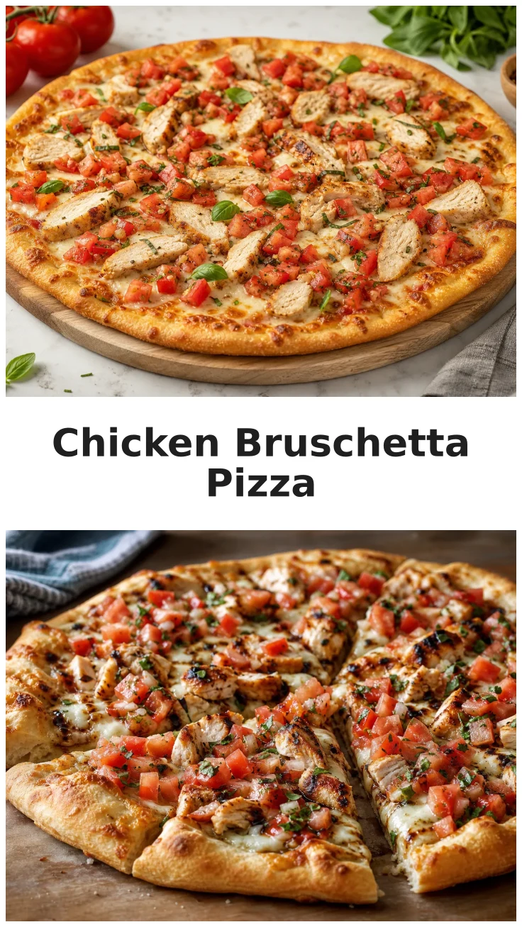 Golden Homemade Chicken Bruschetta Pizza Recipe to Delight Your Family Golden Homemade Chicken Bruschetta Pizza Recipe to Delight Your Family