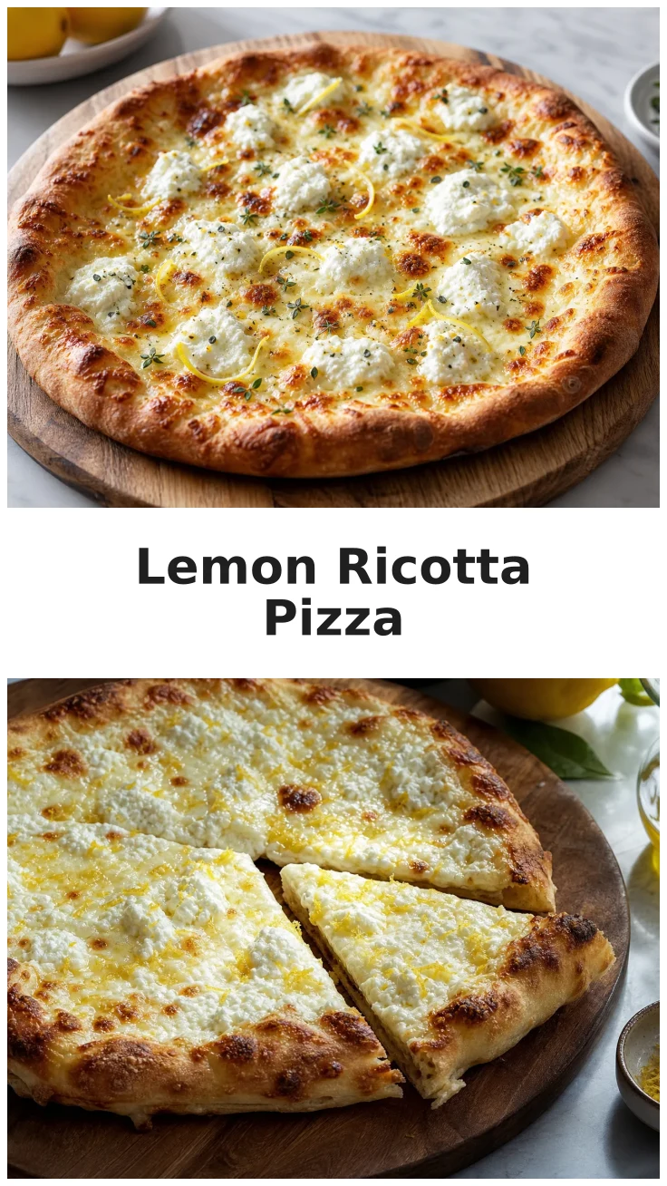 Golden Homemade Lemon Ricotta Pizza Recipe for Your Next Pizza Night
