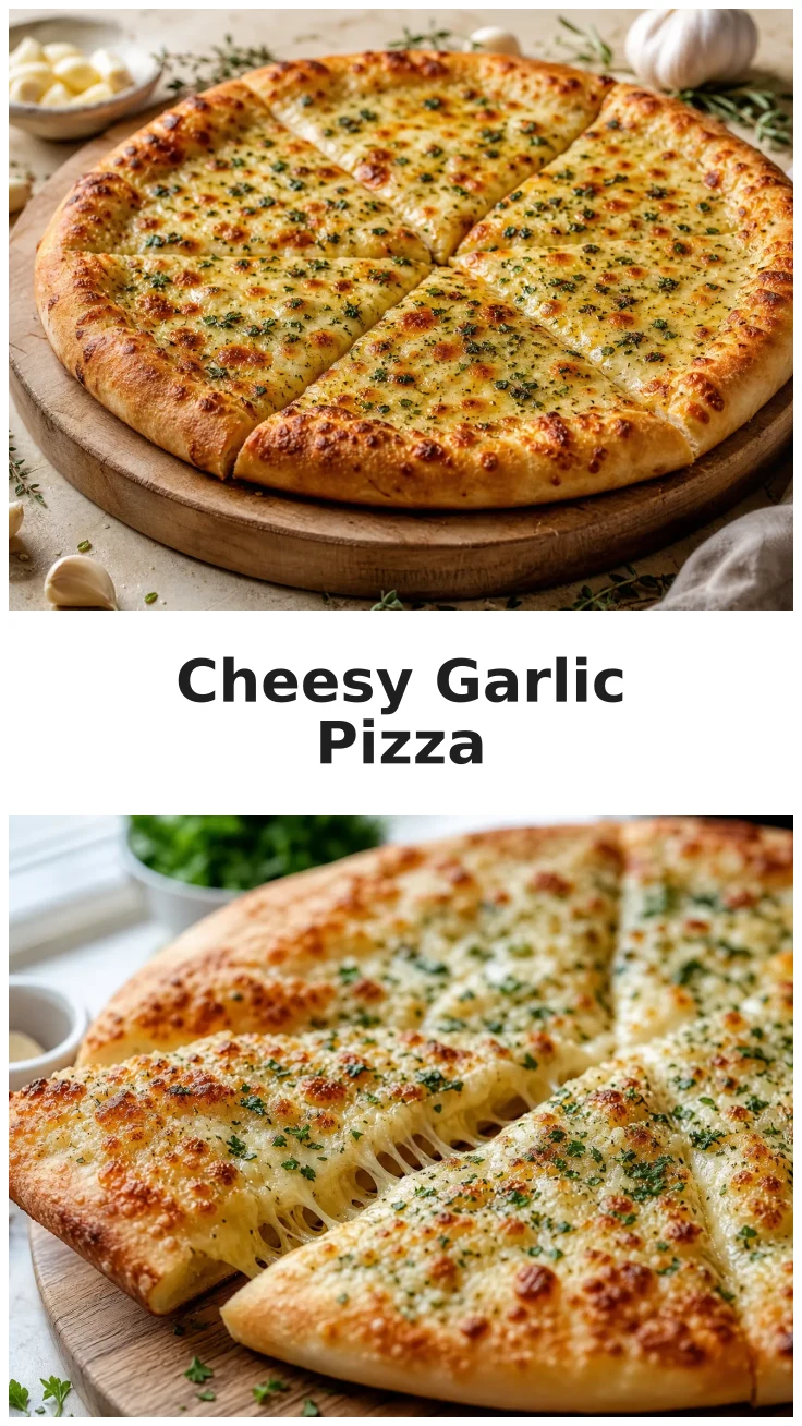 Crispy Cheesy Garlic Butter Pizza with Parmesan and Herbs Crispy Cheesy Garlic Butter Pizza with Parmesan and Herbs