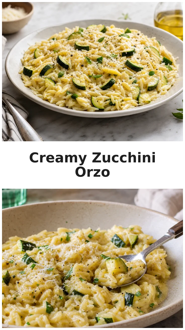 Creamy One Pot Zucchini Orzo for Cozy Dinners Creamy One Pot Zucchini Orzo for Cozy Dinners