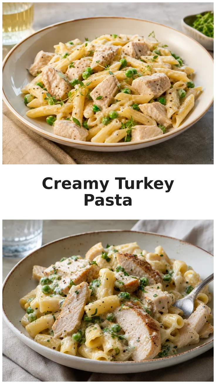 Creamy Turkey Pea Pasta for Cozy Nights