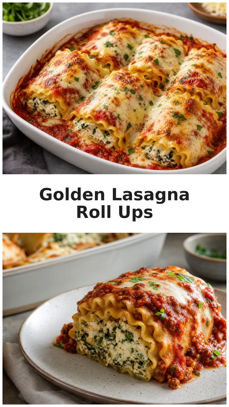 Golden Lasagna Roll Ups for Cozy Family Dinners Golden Lasagna Roll Ups for Cozy Family Dinners