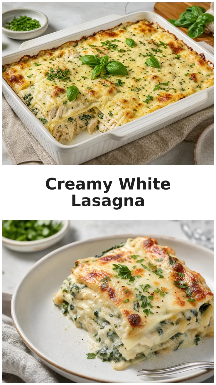 Creamy White Lasagna for Special Gatherings Creamy White Lasagna for Special Gatherings