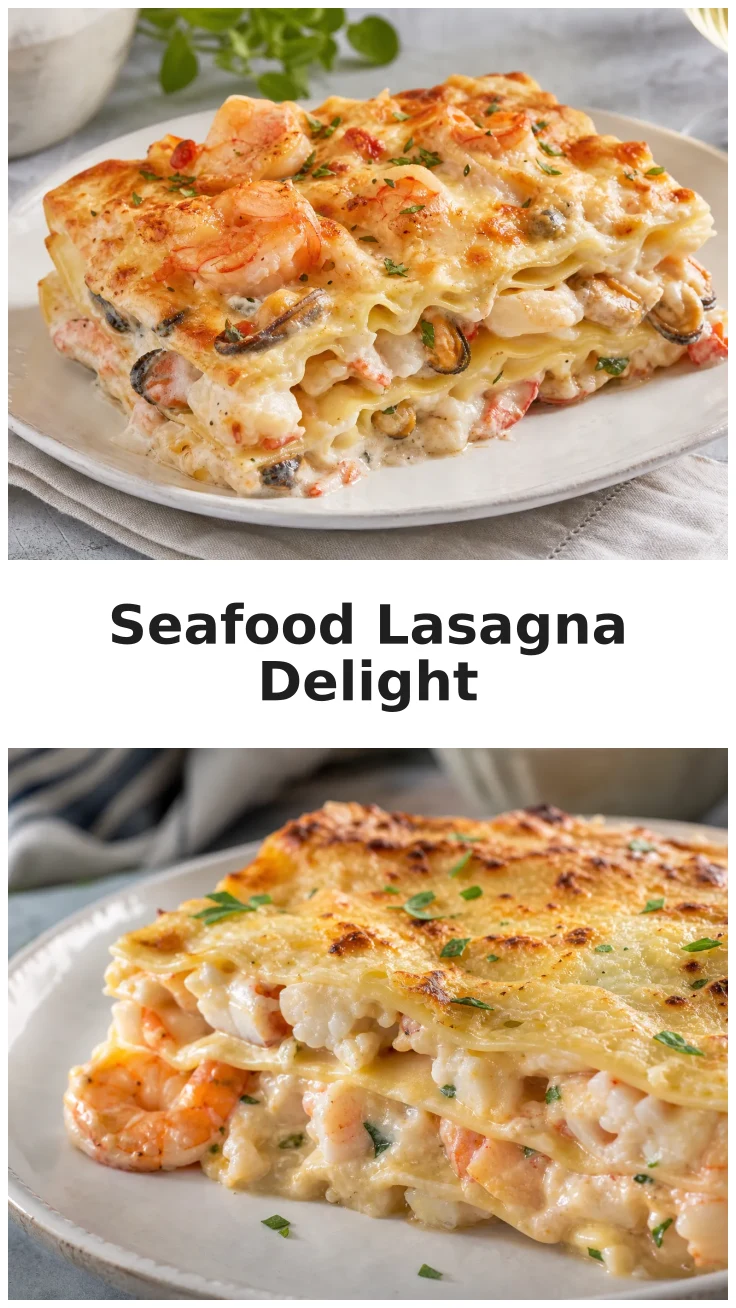 Creamy Seafood Lasagna for Holiday Gatherings