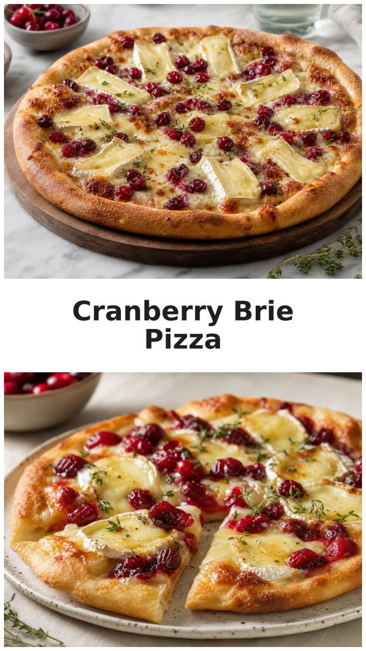 Creamy Cranberry Brie Pizza Recipe for Festive Gatherings