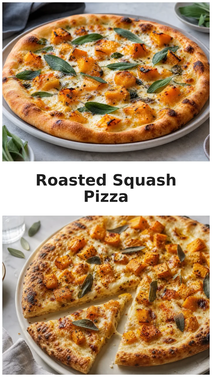 Golden Roasted Squash Sage Pizza Recipe Golden Roasted Squash Sage Pizza Recipe