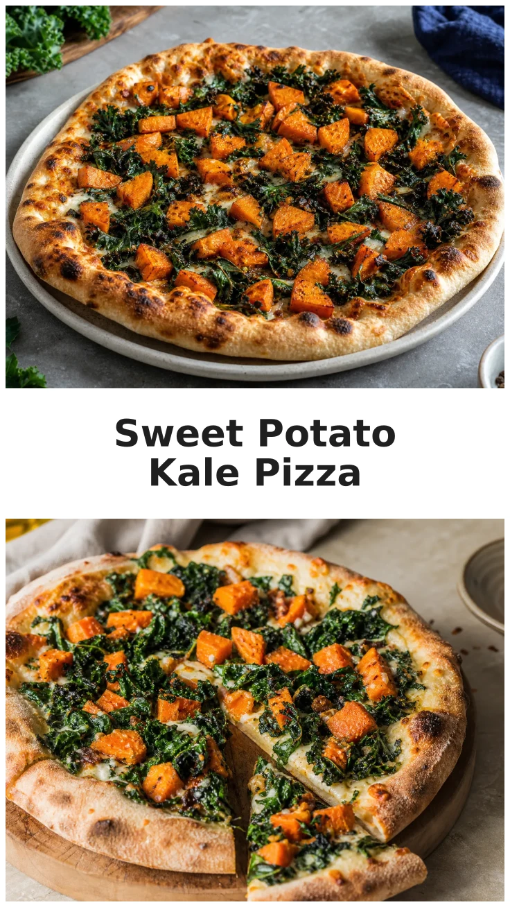 Delicious Golden Sweet Potato Kale Pizza Recipe Delicious Golden Sweet Potato Kale Pizza Recipe