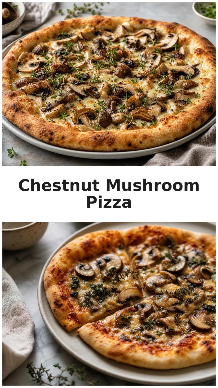 Golden Chestnut Mushroom Pizza Recipe for Cozy Winter Nights Golden Chestnut Mushroom Pizza Recipe for Cozy Winter Nights