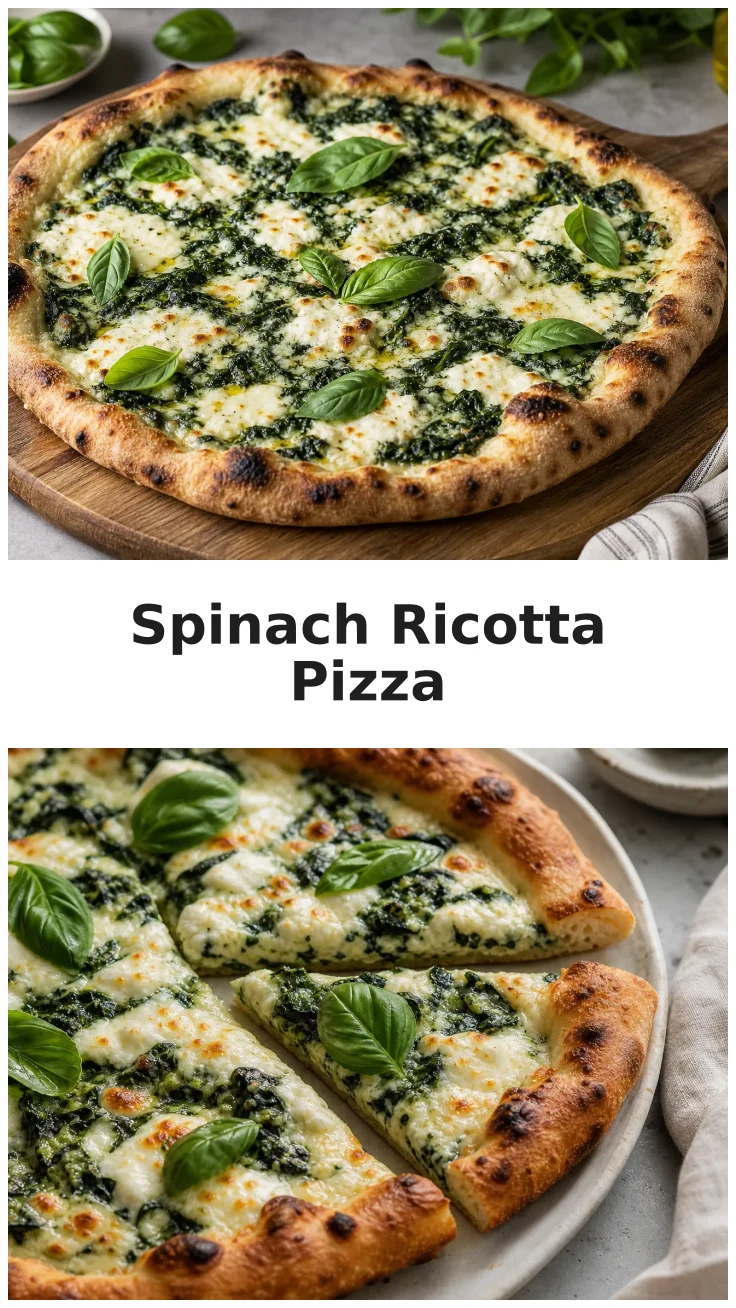 Creamy Spinach Ricotta Pizza Recipe for Home Bakers